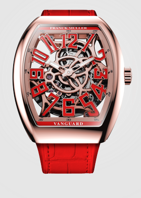 FRANCK MULLER Vanguard Slim Skeleton V 41 S AT SQT (ER) Replica Watch